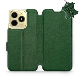 Hülle für Realme C61 - Farbe Green Leather