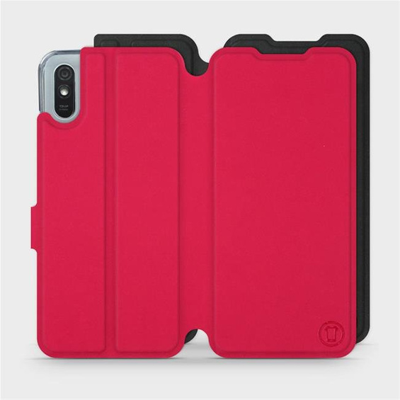 Hülle für Xiaomi Redmi 9A - Farbe Rot mit Schwarz