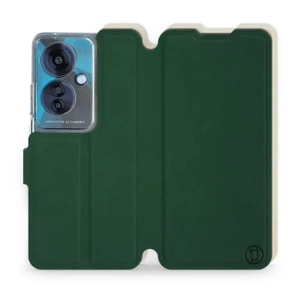 Hülle für OPPO Reno 11F - Farbe Grün mit Platin