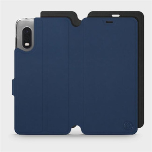Hülle für Samsung Galaxy Xcover Pro - Farbe Marine mit Schwarz