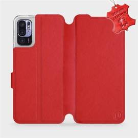 Hülle für Xiaomi Redmi Note 10 5G - Farbe Red Leather