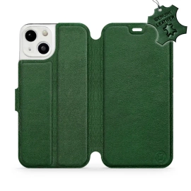 Hülle für Apple iPhone 13 - Farbe Green Leather