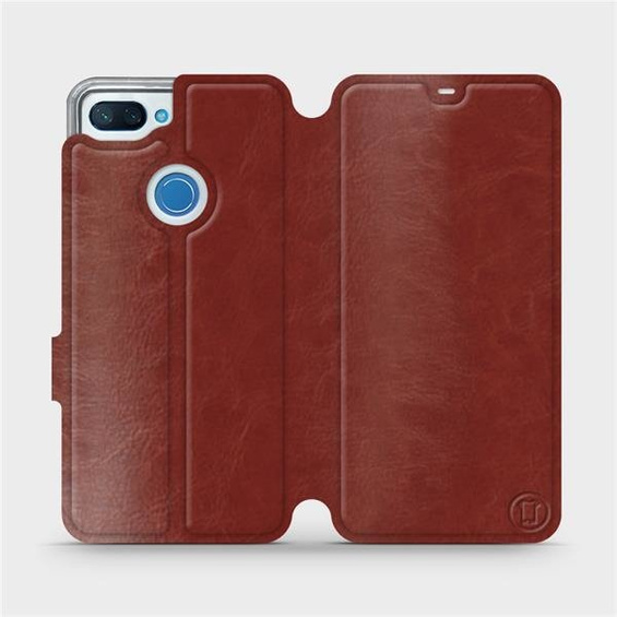 Hülle für Xiaomi Mi 8 Lite - Farbe Brown&Gray