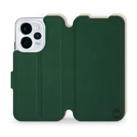 Hülle für OPPO Reno 15 pro - Farbe Grün mit Platin