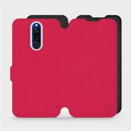 Hülle für Xiaomi Redmi 8 - Farbe Rot mit Schwarz