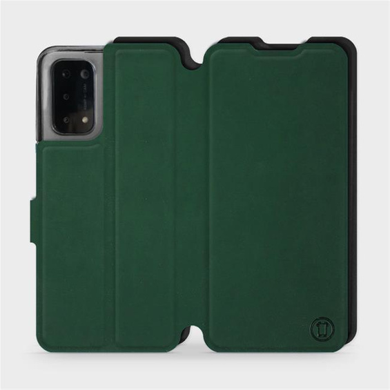 Hülle für OPPO A54 5G - Farbe Grün mit Schwarz