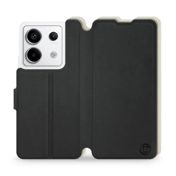 Hülle für Xiaomi Redmi Note 13 PRO - Farbe Schwarz mit Platin
