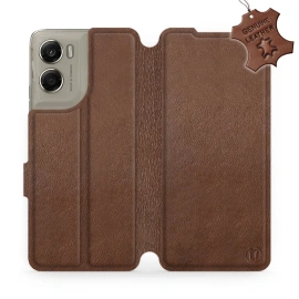 Hülle für Motorola Moto G06 Power - Farbe Brown Leather