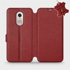 Hülle für Xiaomi Redmi 5 Plus - Farbe Dark Red Leather