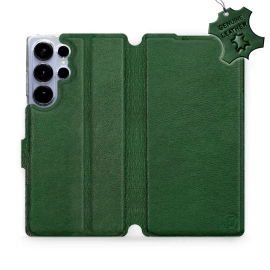 Hülle für Samsung Galaxy S25 Ultra - Farbe Green Leather