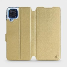 Hülle für Samsung Galaxy M12 - Farbe Gold&Orange