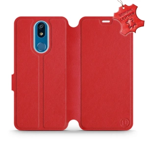 Hülle für LG K40 - Farbe Red Leather