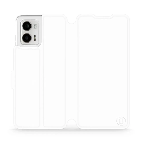 Hülle für Motorola Moto G73 5G - Farbe White&Orange