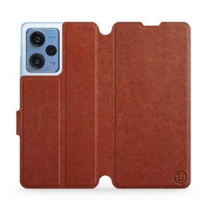 Hülle für Xiaomi Redmi Note 12 Pro 5G - Farbe Brown&Orange