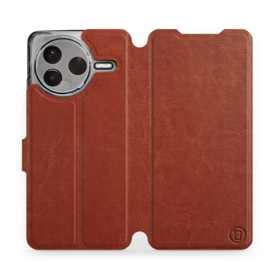Hülle für Xiaomi POCO F7 Pro 5G - Farbe Brown&Gray