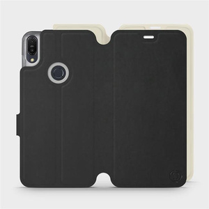 Hülle für Asus Zenfone Max Pro M1 ZB602KL - Farbe Schwarz mit Platin