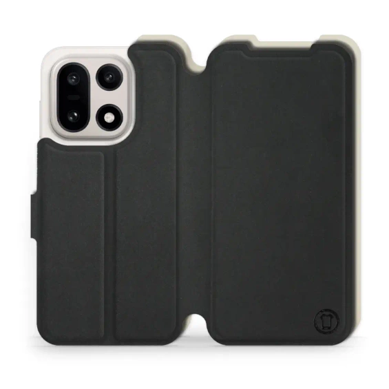 Hülle für OnePlus 15 - Farbe Schwarz mit Platin