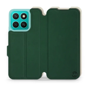 Hülle für Huawei Honor X8c - Farbe Grün mit Platin