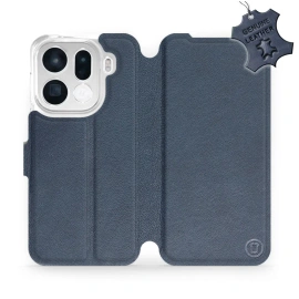 Hülle für OPPO Find X9 pro - Farbe Blue Leather