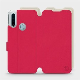 Hülle für OPPO A31 - Farbe Rot mit Platin