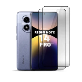 2er Set Panzerglas Clear für Xiaomi Redmi Note 14 Pro 5G