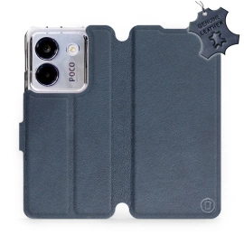 Hülle für Xiaomi POCO M7 Pro 5G - Farbe Blue Leather