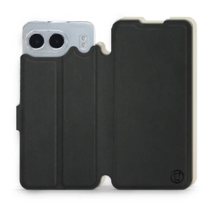 Hülle für OnePlus Nord 4 5G - Farbe Schwarz mit Platin