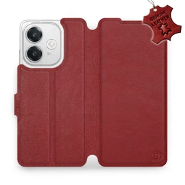 Hülle für OPPO A60 5G - Farbe Dark Red Leather