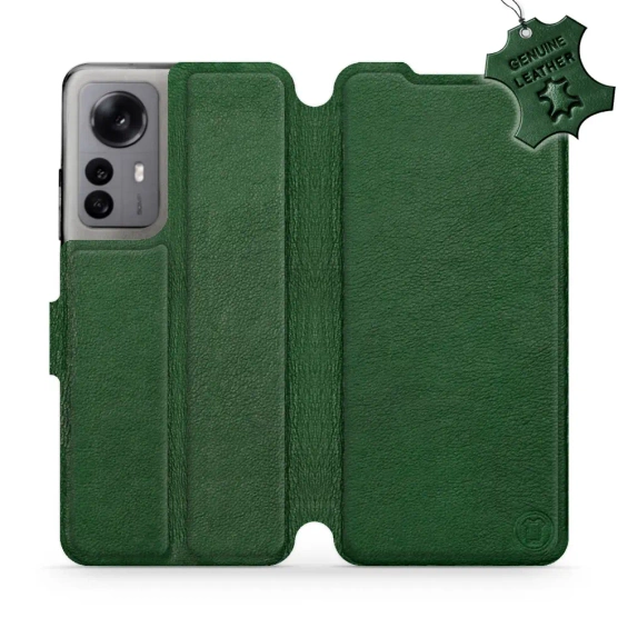 Hülle für Xiaomi 12X - Farbe Green Leather