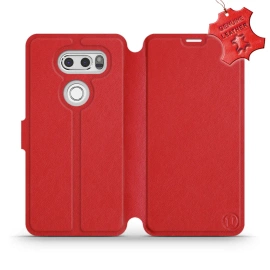 Hülle für LG V30 - Farbe Red Leather