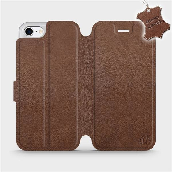 Hülle für Apple iPhone 8 - Farbe Brown Leather