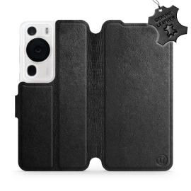 Hülle für Huawei P60 Pro - Farbe Black Leather