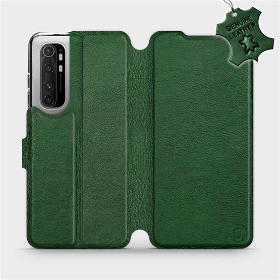 Hülle für Xiaomi Mi Note 10 Lite - Farbe Green Leather