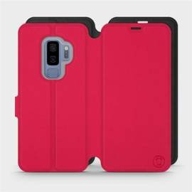 Hülle für Samsung Galaxy S9 Plus - Farbe Rot mit Schwarz