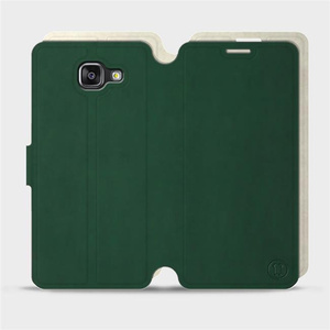 Hülle für Samsung Galaxy A5 2016 - Farbe Grün mit Platin