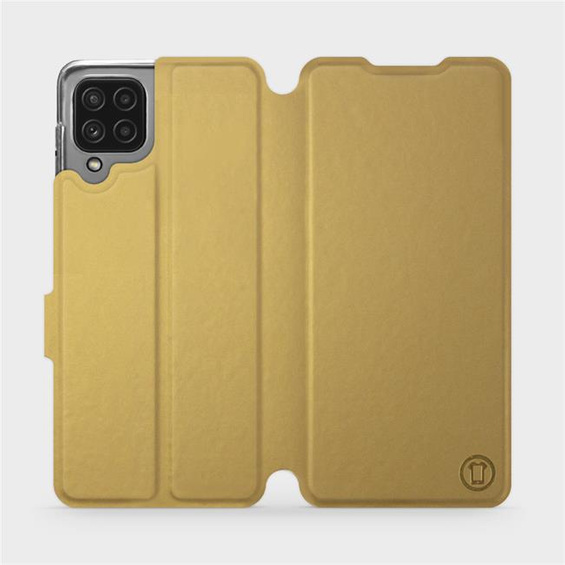 Hülle für Samsung Galaxy M22 - Farbe Gold&Orange