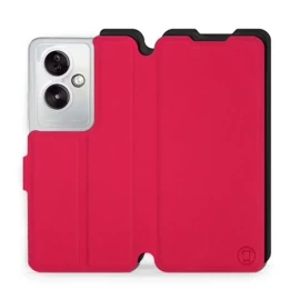 Hülle für OPPO A79 5G - Farbe Rot mit Schwarz