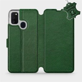 Hülle für Samsung Galaxy M21 - Farbe Green Leather
