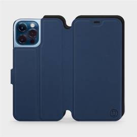 Hülle für Apple iPhone 13 Pro Max - Farbe Marine mit Schwarz
