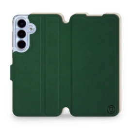 Hülle für Samsung Galaxy S25 FE 5G - Farbe Grün mit Platin