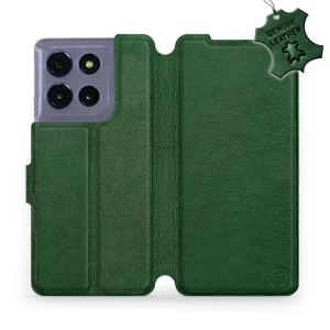 Hülle für Motorola Moto G86 5G - Farbe Green Leather