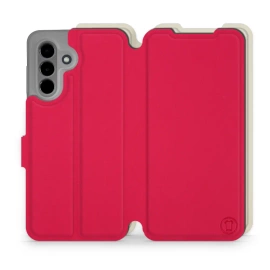 Hülle für Samsung Galaxy A36 5G - Farbe Rot mit Platin