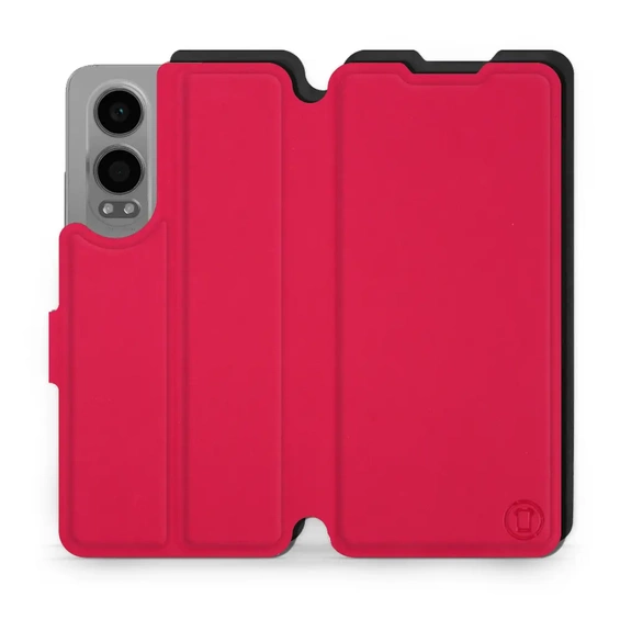 Hülle für OnePlus Nord CE 4 Lite - Farbe Rot mit Schwarz