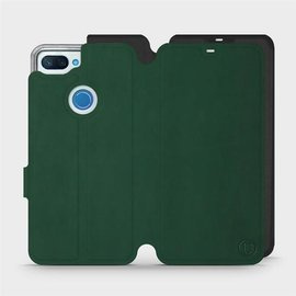 Hülle für Xiaomi Mi 8 Lite - Farbe Grün mit Schwarz