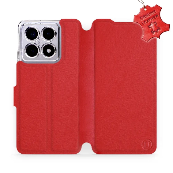 Hülle für Xiaomi 14T Pro - Farbe Red Leather