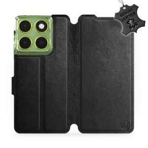 Hülle für Motorola Edge 70 - Farbe Black Leather