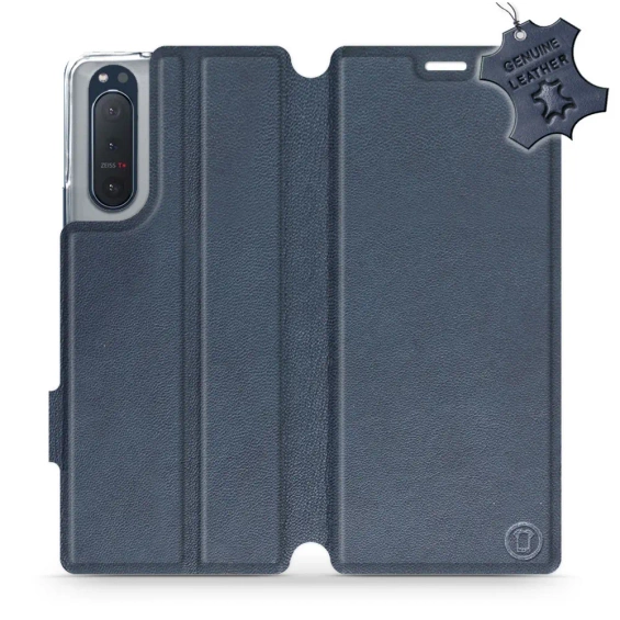 Hülle für Sony Xperia 5 II - Farbe Blue Leather