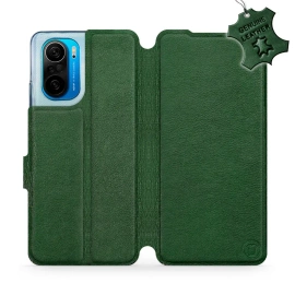 Hülle für Xiaomi POCO F3 - Farbe Green Leather