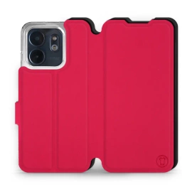 Hülle für Infinix Smart 9 - Farbe Rot mit Schwarz