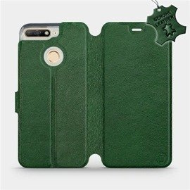 Hülle für Huawei Y6 Prime 2018 - Farbe Green Leather